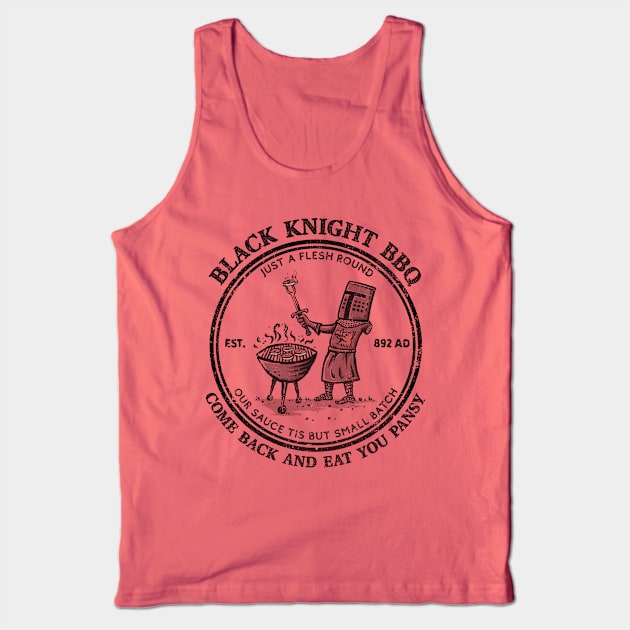 Black Knight BBQ Tank Top by kg07_shirts